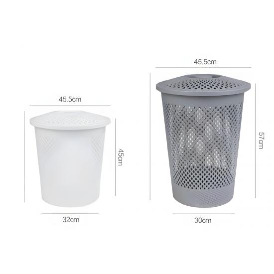 Plastic Laundry Basket Large